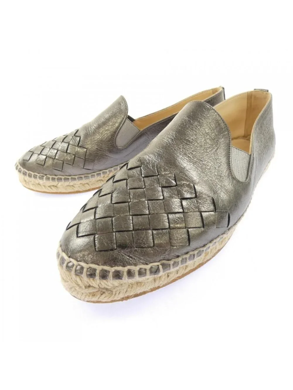 Bottega Veneta Espadrilles Silver